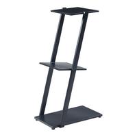 BEISTELLREGAL Rollag - Schwarz, Metall (25/40/72cm) - [en.casa]