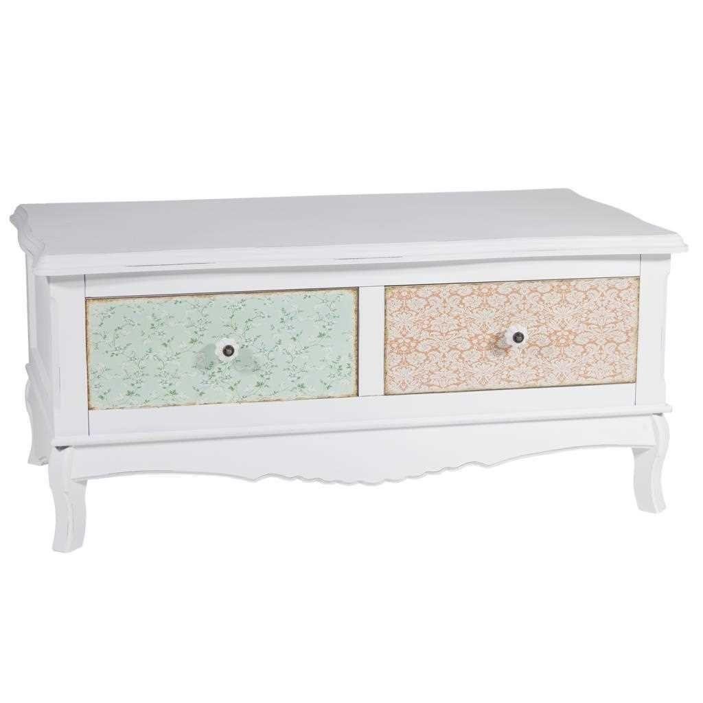TV-LOWBOARD aus Holz, weiß, 92x52x41cm - Multicolor, Holzwerkstoff (92/41/52cm) - Wanderlust