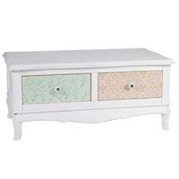 TV-LOWBOARD aus Holz, weiß, 92x52x41cm - Multicolor, Holzwerkstoff (92/41/52cm) - Wanderlust