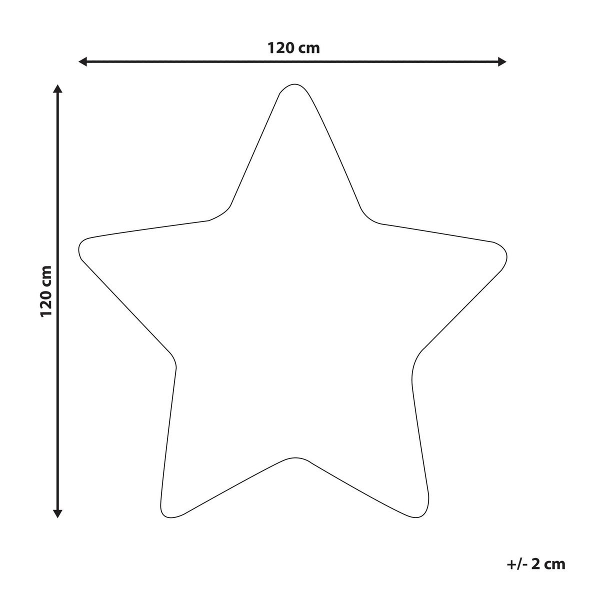 KINDERTEPPICH-SIRIUS 120/120 cm - Pink, Kunststoff (120/120cm) - Beliani