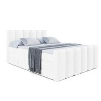 BOXSPRINGBETT BOXI1-Z KING - 120x200 - H3/H4 - Weiß Hochglanz - Weiß Hochglanz, Holzwerkstoff (120/200cm) - ALTDECOR
