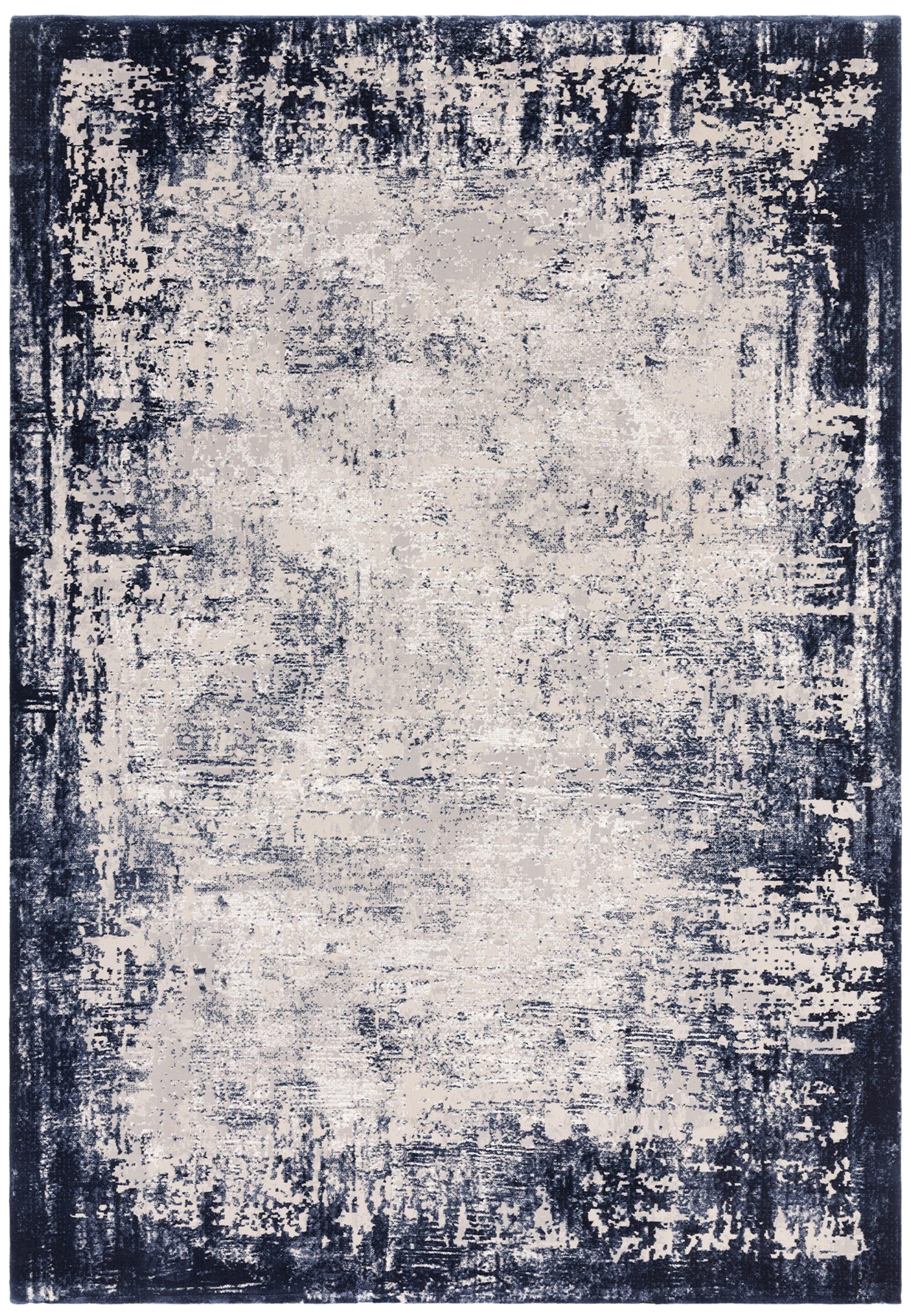 TEPPICH TIBER-Rieti, abstrakt, Dunkelblau, 160 x 230 cm - Blau, Textil (230/160cm) - KADIMA DESIGN