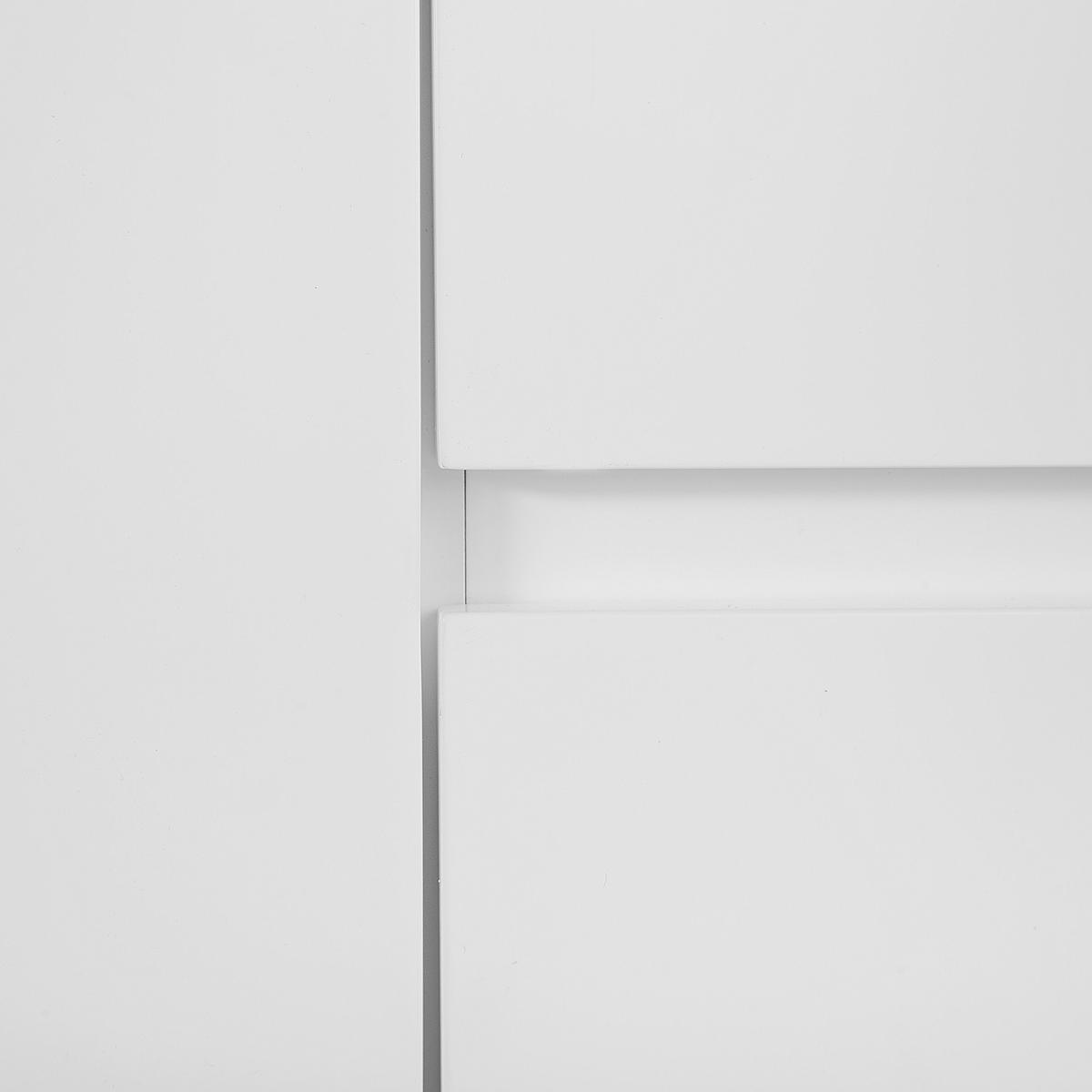 SCHRANK Sideboard Weiß Marlin - Weiß, Holzwerkstoff (110/75/40cm) - Beliani
