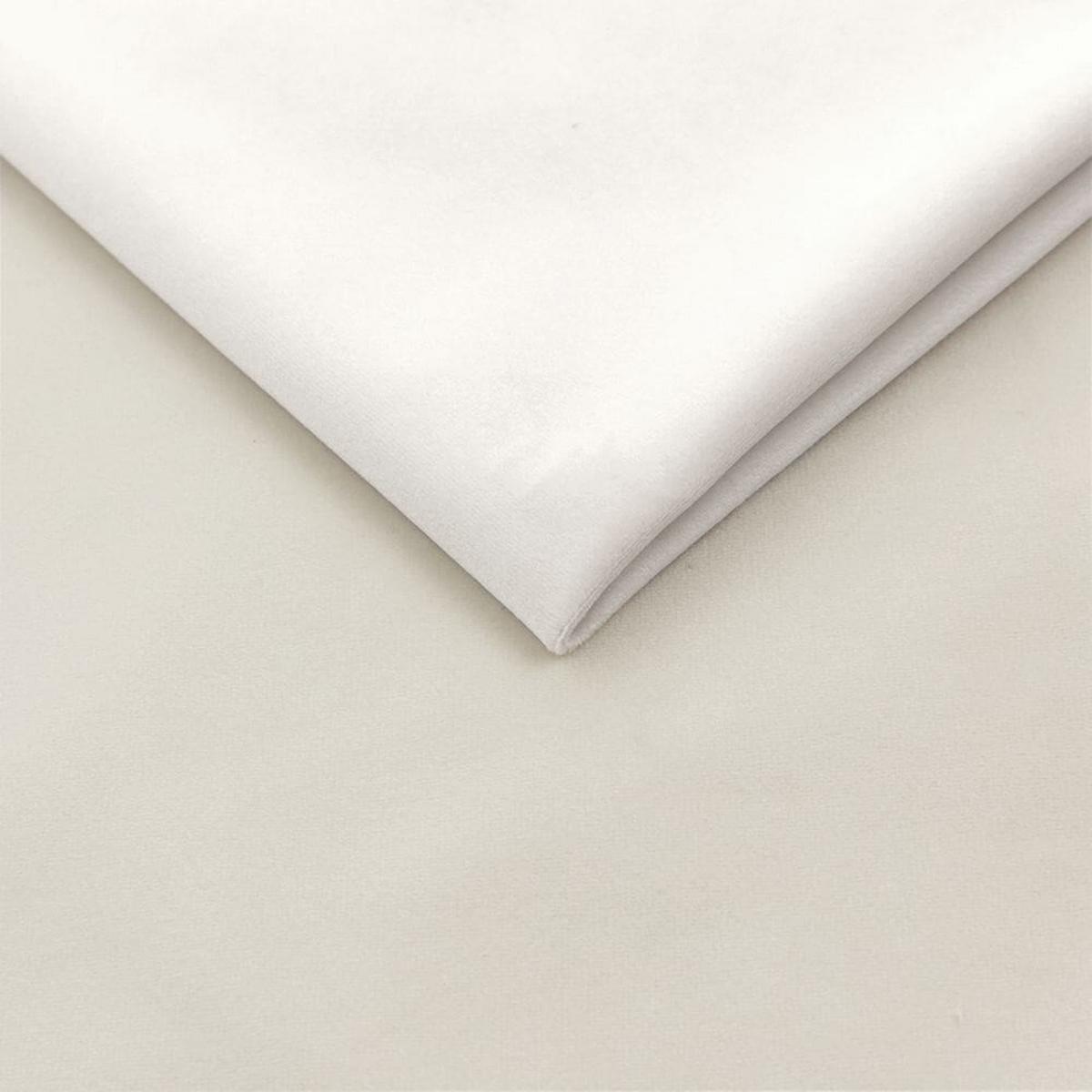 BOXBETT Jodan 120/200 cm Creme im Magic Velvet Stoff - Creme/Schwarz, Holz/Holzwerkstoff (120/200cm) - AltaBeds