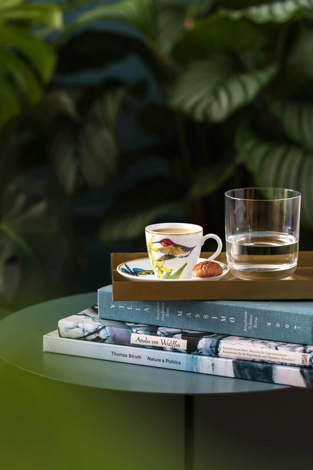 MOKKA- / ESPRESSOTASSE MIT UNTERTASSE Amazonia bunt 60 ml - Multicolor, Keramik (12/7.9/12cm) - Villeroy & Boch