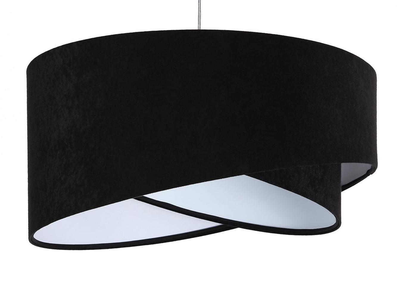 HÄNGELEUCHTE Schwarz 50/23 cm - Weiß, Kunststoff (50/1.3/23cm) - ONZENO