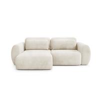ECKSOFA Camilla 3 Sitzplätze Weiß - Weiß, Holz (270/165cm) - Petits-meubles
