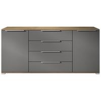 SIDEBOARD Linio Anthrazit matt - Anthrazit, Holzwerkstoff (166.5/75.5/35cm) - Vladon