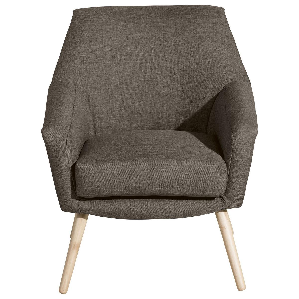 SESSEL Kachka Bezug Flachgewebe Buche natur / sahara - Gelb, Kunststoff (67/81/71cm) - 58aufmkessel