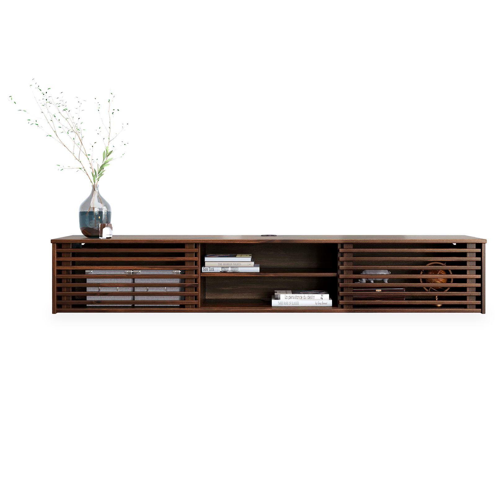LOWBOARD RIAN nussbaum - Nussbaumfarben, Holz (175/30/34cm) - IDIMEX