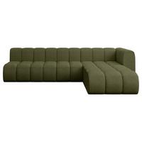 ECKSOFA modulares Sofa Darnel-L2 - 296x177x70 cm Grün - Grün, Holzwerkstoff/Textil (296/177cm) - ALTDECOR