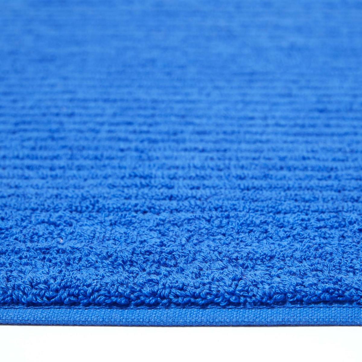 BADEMATTE Imperial 50/80 cm, Baumwolle - Dunkelblau, Textil (50/80cm) - Homescapes