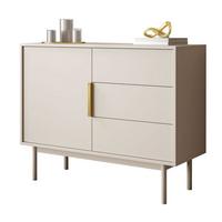 KOMMODE MIRACLE 1D3S mit Schubladen eintrürig Kaschmir - Kaschmir, Holzwerkstoff (104/82/39cm) - Lookway