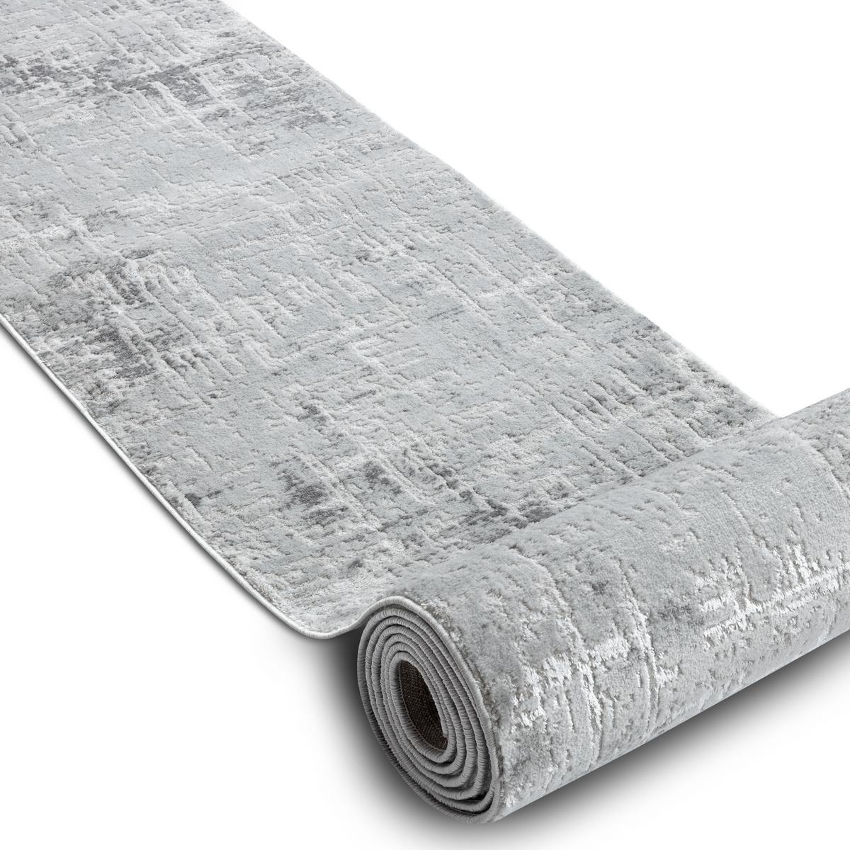 LÄUFER Strukturell MEFE 120/170 cm - Grau, Textil (120/170cm) - rugsX