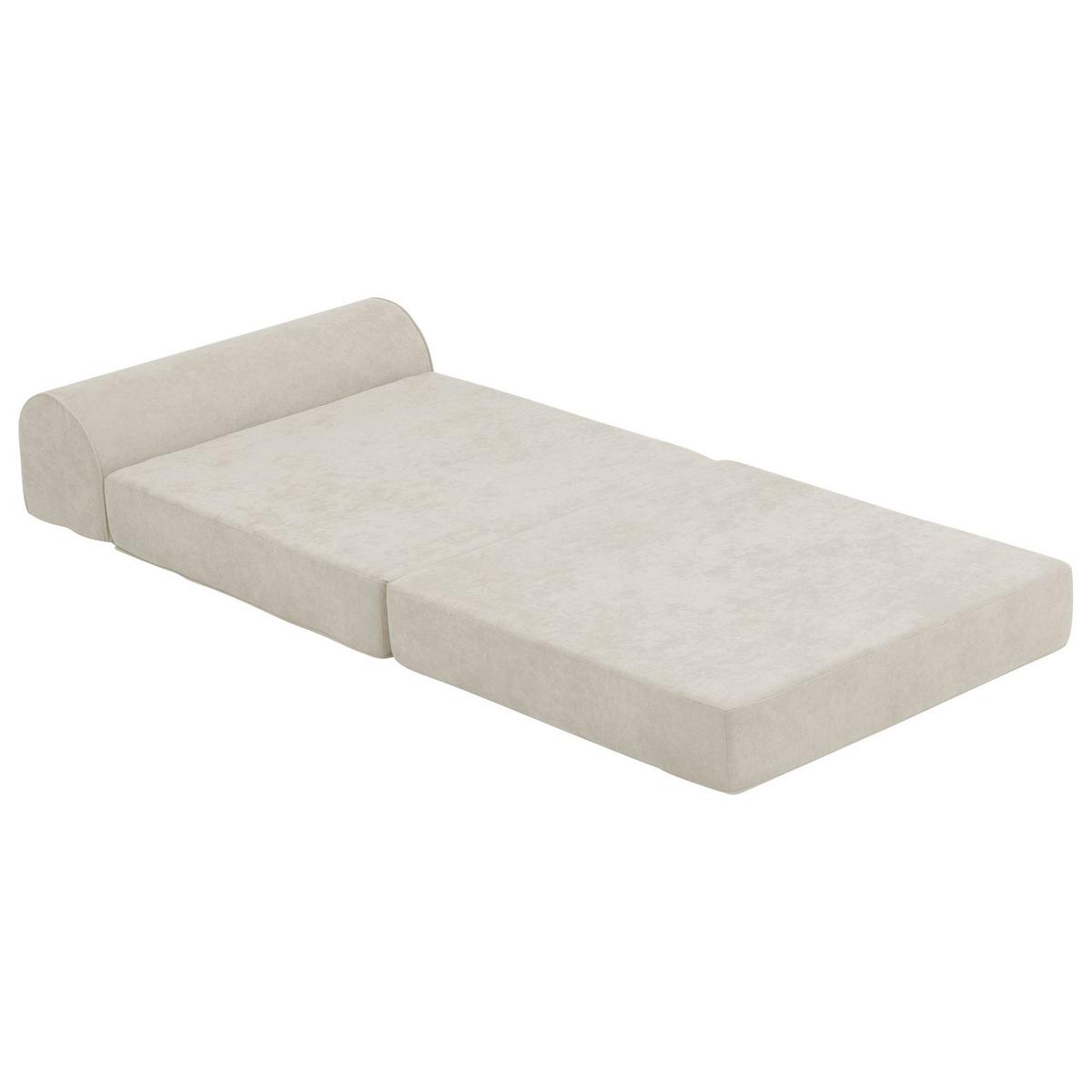 FALTSESSEL Katusha Flachgewebe beige - Beige, Kunststoff (80/57/80cm) - 58aufmkessel
