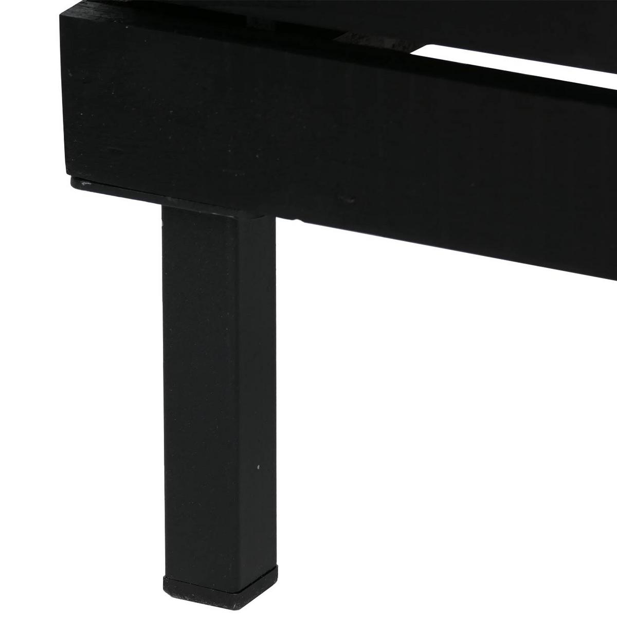 PFLANZKASTEN Schwarz - Schwarz, Holz (33/43/33cm) - MCW