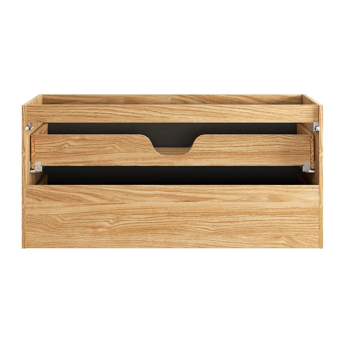 WASCHTISCH 120cm Elora Schwarz und Holz - Schwarz, Holzwerkstoff (120/57/46cm) - Petits-meubles