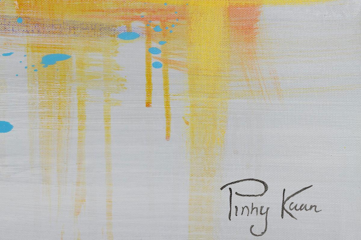 ACRYLBILD HANDGEMALT 120/60 cm - Grau, Holz/Textil (120/60cm) - KUNSTLOFT