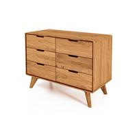 KOMMODE GREG Wildeiche - Wildeiche, Holz (90/63/40cm) - byoak