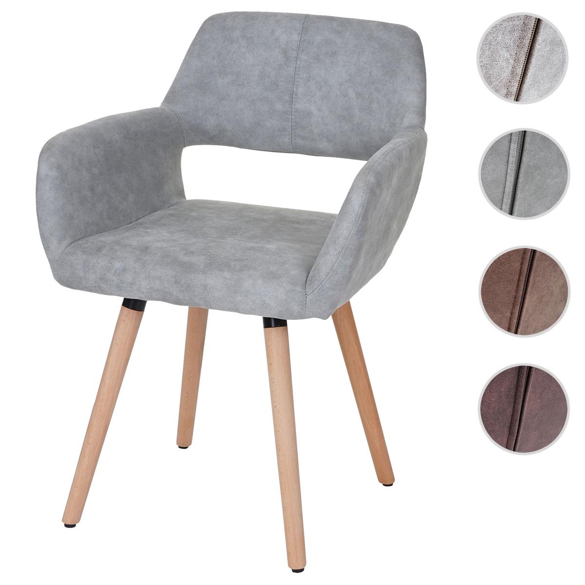 ESSZIMMERSTUHL Beton Dekor - Grau, Holz (56/78/57cm) - MCW