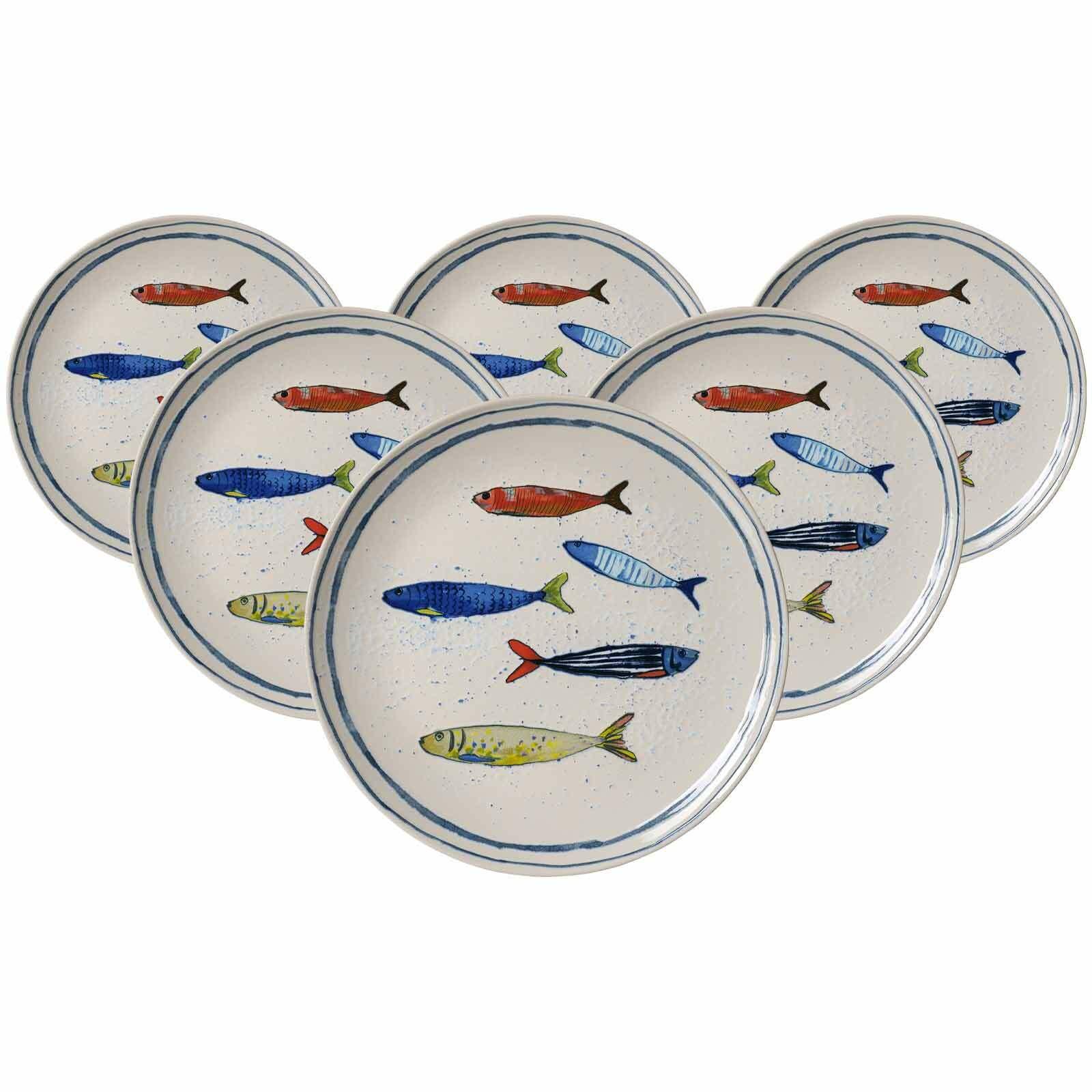 SPEISETELLER Maro bunt ø 26 cm 6er Set - Multicolor, Keramik (26cm) - Ritzenhoff Breker