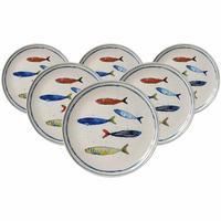 SPEISETELLER Maro bunt ø 26 cm 6er Set - Multicolor, Keramik (26cm) - Ritzenhoff Breker