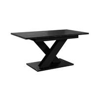ESSTISCH RUDEN Ausziehbar 140 - 180 / 80 x 76 cm - Hellgrau/Schwarz, Holz (140/80/76cm) - MASSENO