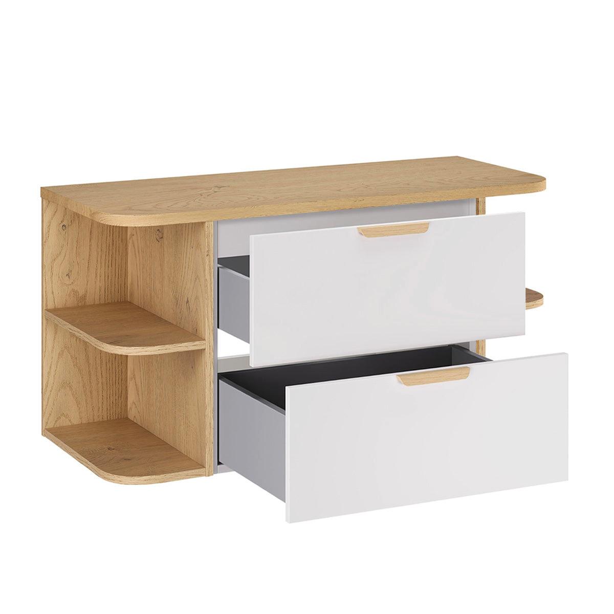 WASCHTISCHUNTERSCHRANK 100.4cm Oria Weiß - Weiß, Holzwerkstoff (100.4/50/45.8cm) - Petits-meubles