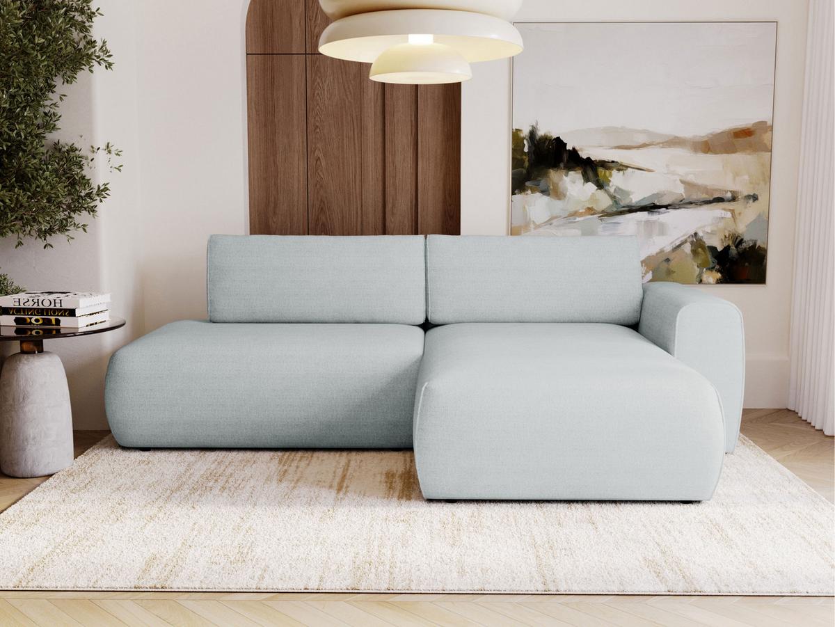 ECKSOFA Mila - Schwarz/Grau, Holzwerkstoff/Kunststoff (164/264cm) - MIRJAN24