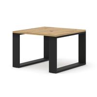 COUCHTISCH Artisan, Schwarz 60/40/60 - Schwarz, Holzwerkstoff (60/60/40cm) - RAUMHIRSCH FURNITURE