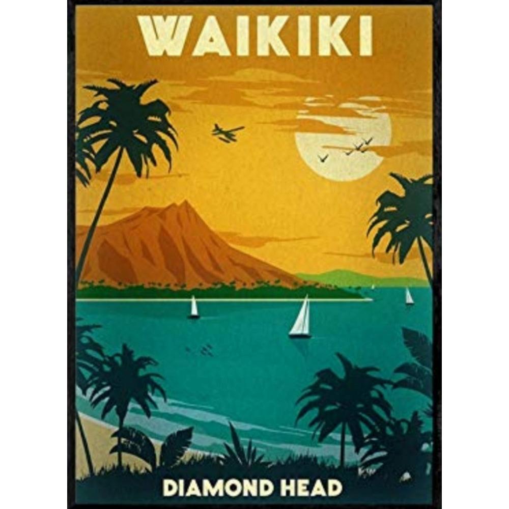 POSTER Waikiki A3 Rahmenlos - Klar, Papier (29.7/5/42cm) - Nacnic