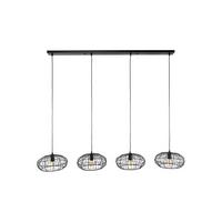HÄNGELAMPE LIMEIRA Schwarz Metall - Schwarz, Metall (34/170/150cm) - KAWOLA