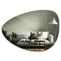 SPIEGEL 57x80 cm asymmetrisch - Transparent, Glas (57/80/0.4cm) - TULUP