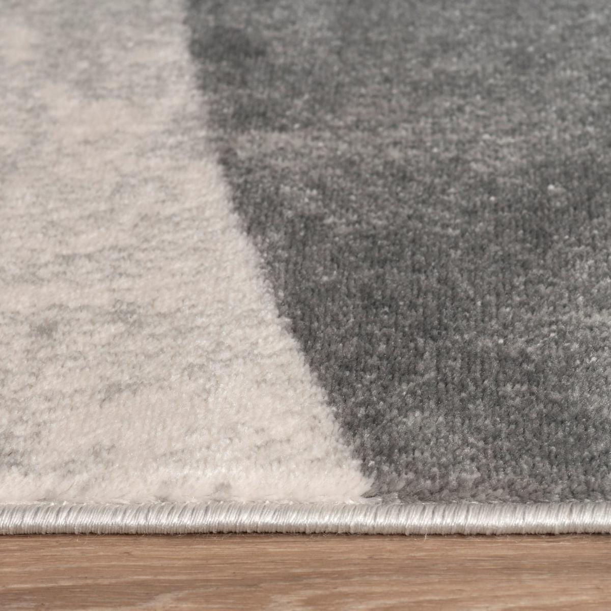 KURZFLORTEPPICH, abstrakt, aus Polypropylen, Florhöhe 11 mm, Grau, 120 x 160 cm - Grau, Textil (160/120cm) - KADIMA DESIGN