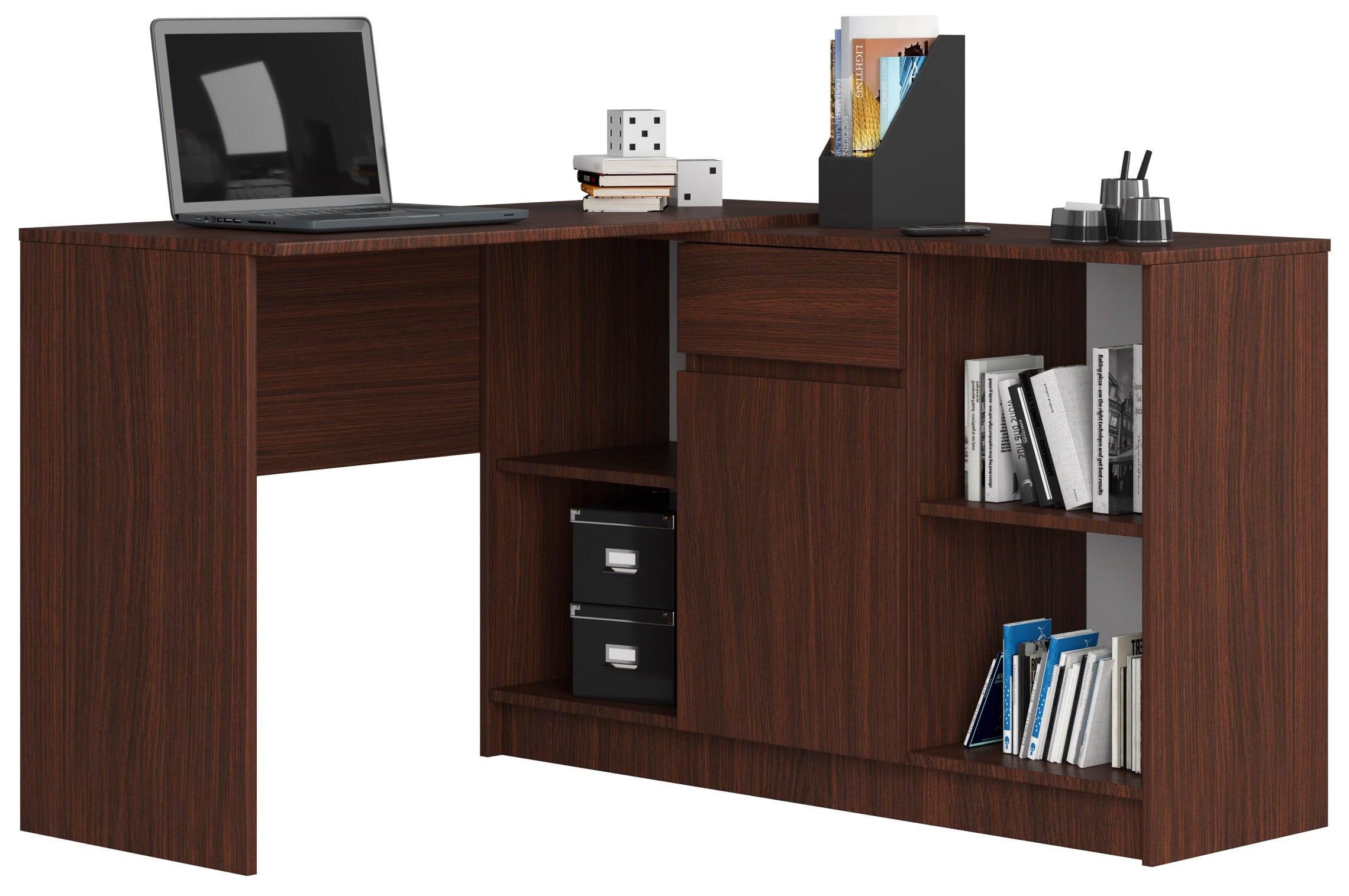 SCHREIBTISCH Dunkelbraun 79/120/126 - Dunkelbraun, Holzwerkstoff (68/51/79cm) - RAUMHIRSCH FURNITURE