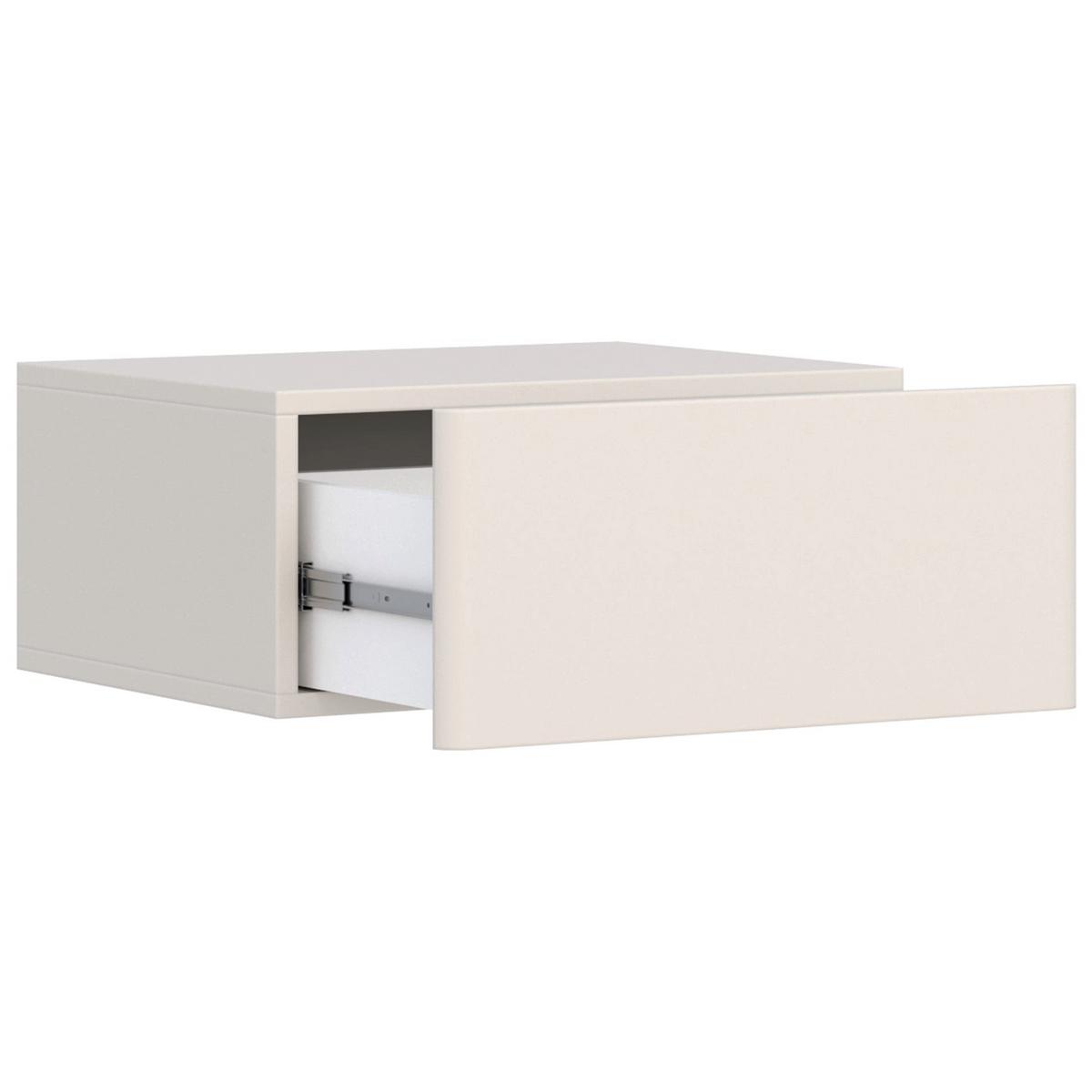 HÄNGENACHTTISCH Olio 1 Schublade Kaschmir 50 cm - Kaschmir, Holzwerkstoff (50/20/38.6cm) - Selsey