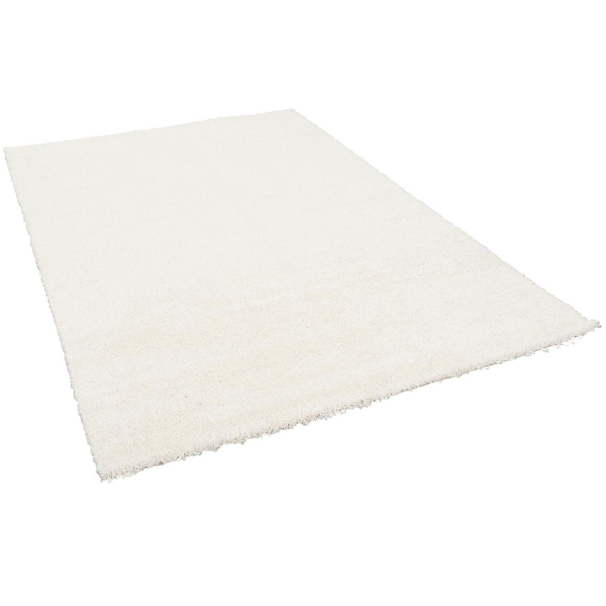 HOCHFLOR LANGFLOR TEPPICH ALOHA - Weiß, Textil (200/290cm) - Pergamon