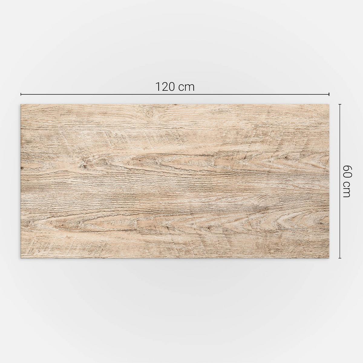 WANDPANEEL 120x60 cm selbstklebend Albero - Beige, Kunststoff (60/1.6/120cm) - Wallfluent