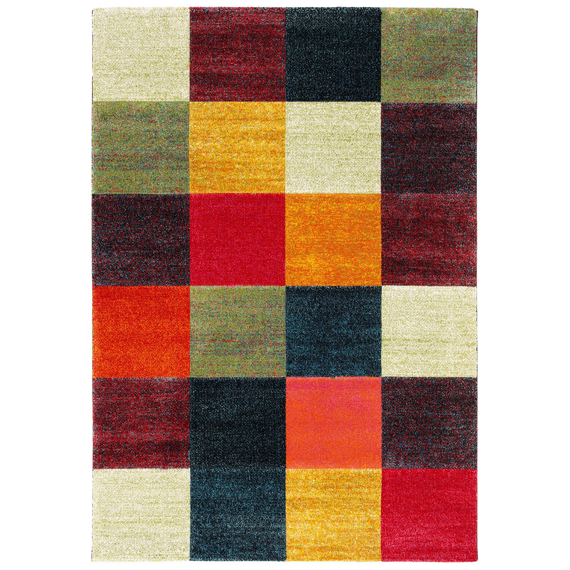 DESIGNER TEPPICH MAUI MODERN KARO - Multicolor, Textil (160/230cm) - Pergamon