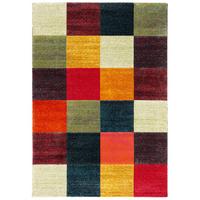 DESIGNER TEPPICH MAUI MODERN KARO - Multicolor, Textil (120/170cm) - Pergamon