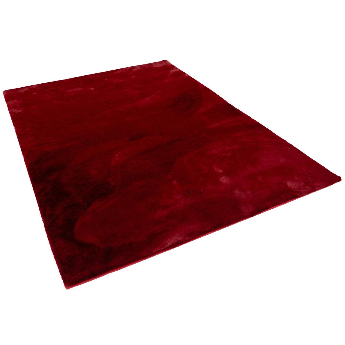 FELLTEPPICH LUXUS SUPER SOFT PLUSH - Rot, Textil (70/140cm) - Pergamon