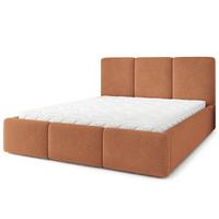 POLSTERBETT MORENA Q 120x200 cm mit Bettkästen - Kupferfarben - Kupferfarben, Holz (120/200cm) - MASSENO