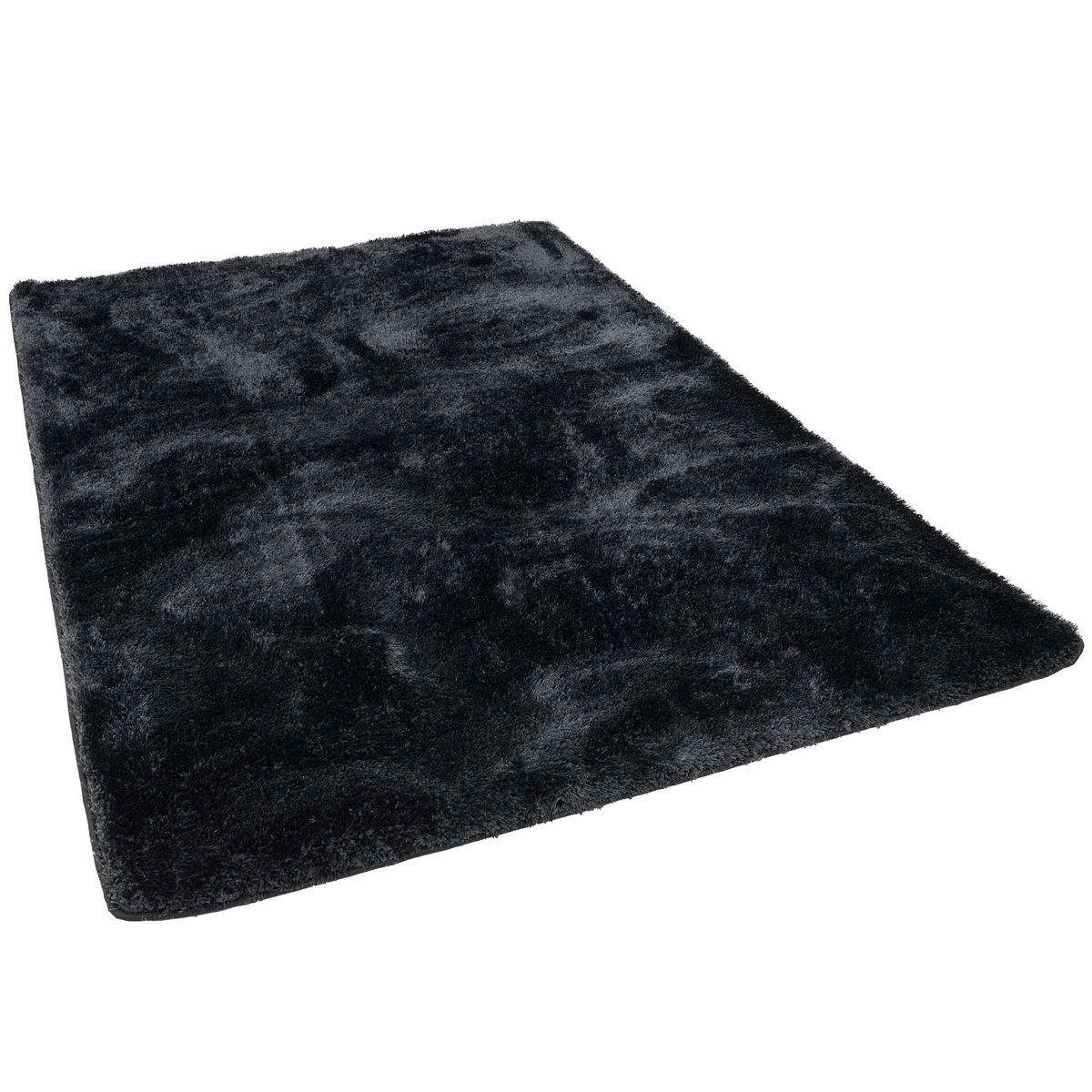 HOCHFLOR SHAGGY TEPPICH LUXUS FEELING MIX - Anthrazit, Textil (160/160cm) - Snapstyle