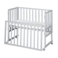 BEISTELLBETT 3in1 Set 90 x 45 cm - Taupe/Hellgrau, Holzwerkstoff (45/90cm) - Roba