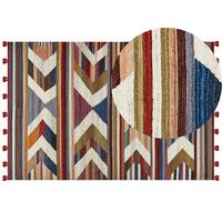KELIM-TEPPICH Mrgashat 300/200 cm - Multicolor, Textil (200/300cm) - Beliani