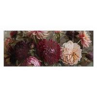 GLASPLATTE für Kamin 125x50 cm - Weinrot, Glas (125/50/0.4cm) - TULUP