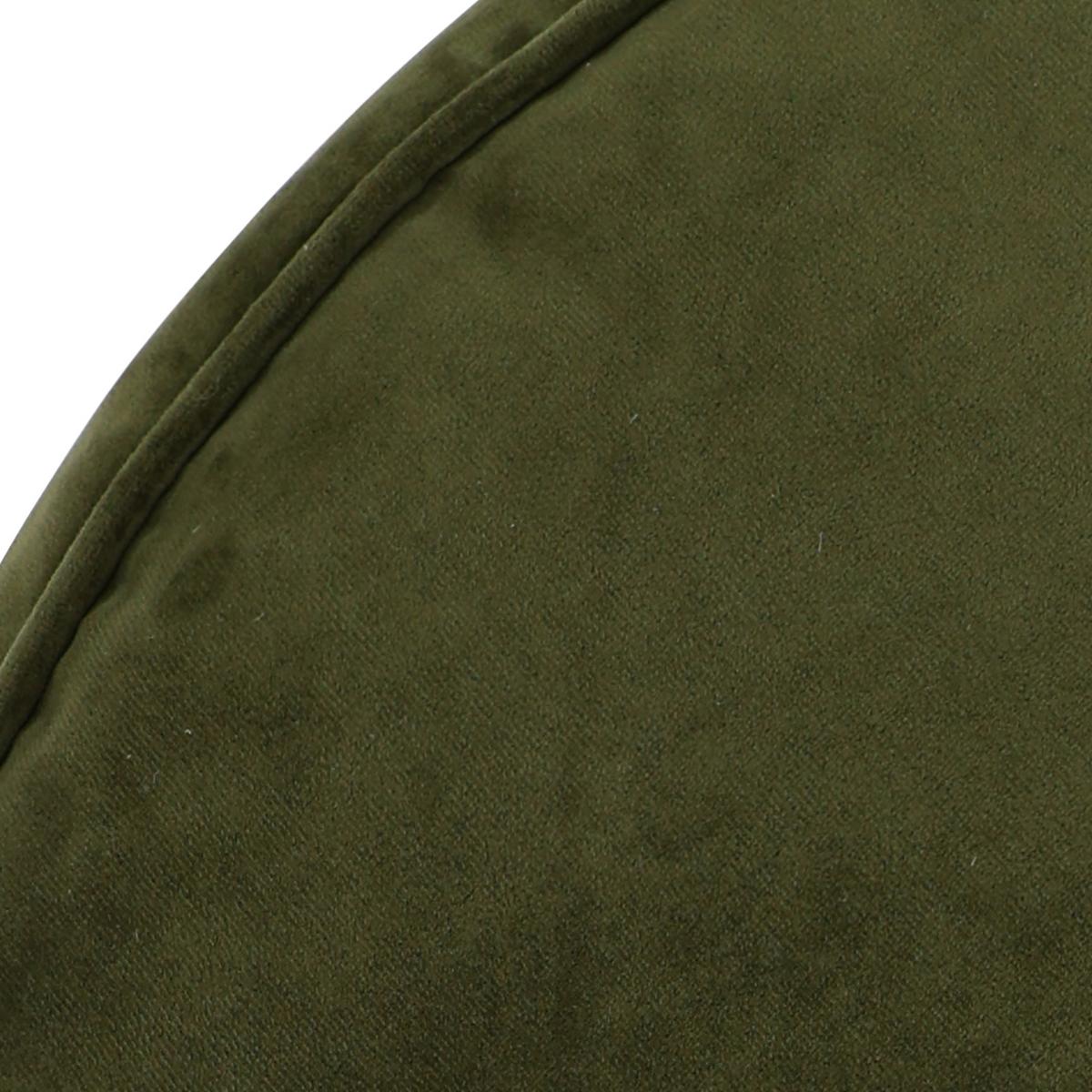 SITZSACK Milano Samt Sessel mit Fußhocker - Dunkelgrün, Textil (70/65/70cm) - icon