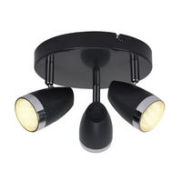 LED-DECKENSTRAHLER Leavens 3-flammig 60/15.5/19cm - Dunkelgrau, Metall (60/15.5/19cm) - Nettlife