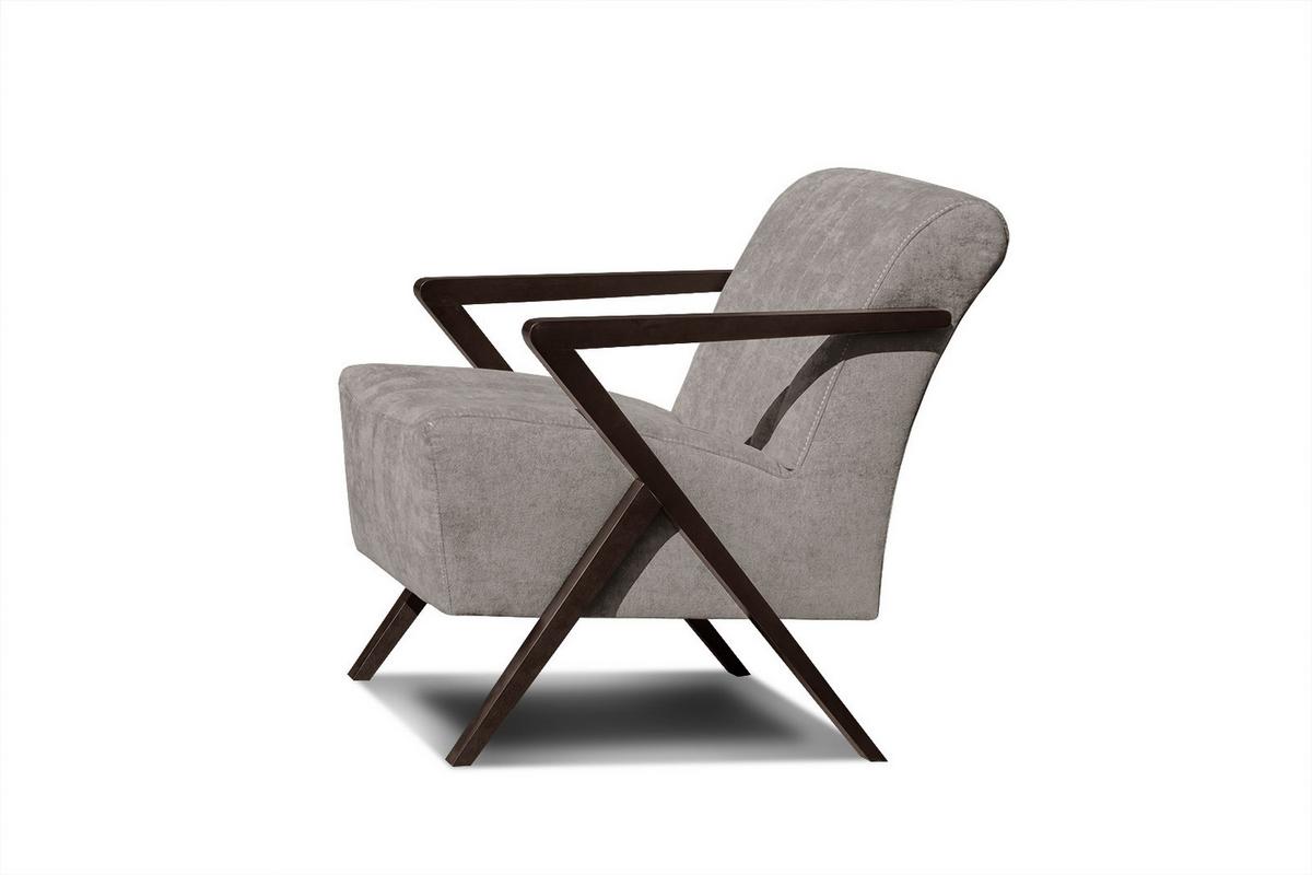 SESSEL LEBRON, taupe - Taupe, Holzwerkstoff/Textil (65/82/79cm) - Wozimo
