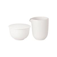 MILCH- UND ZUCKER-SET Afina weiß - Weiß, Keramik (1/2cm) - Villeroy & Boch